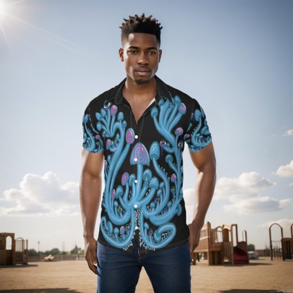 Hypnotic Mushrooms All-Over Print Men's Shirt