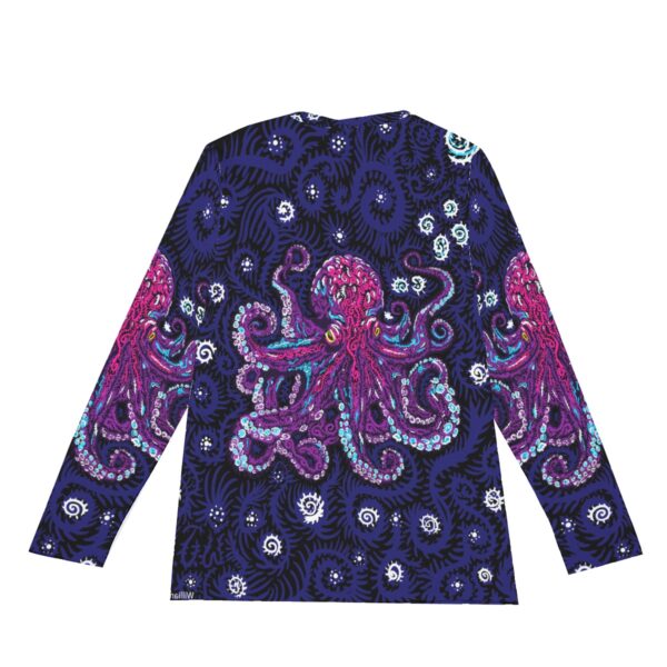 Psy Octopus All-Over Print Long Sleeve T-Shirt | 190GSM Cotton - Image 6