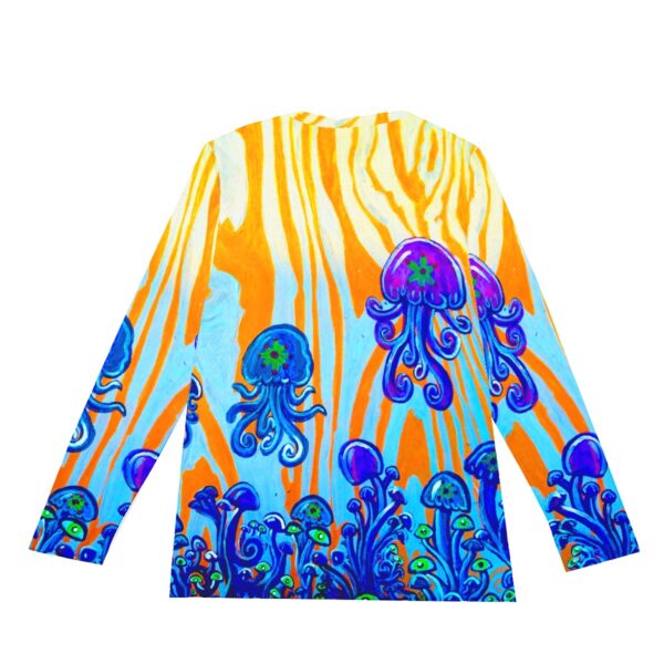 Mushroom jellies 2 All-Over Print Long Sleeve T-Shirt | 190GSM Cotton - Image 6