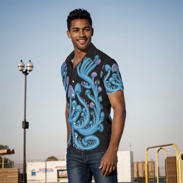 Hypnotic Mushrooms All-Over Print Men's Shirt - Image 3