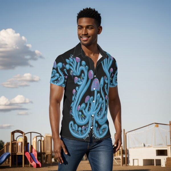 Hypnotic Mushrooms All-Over Print Men's Shirt - Image 2