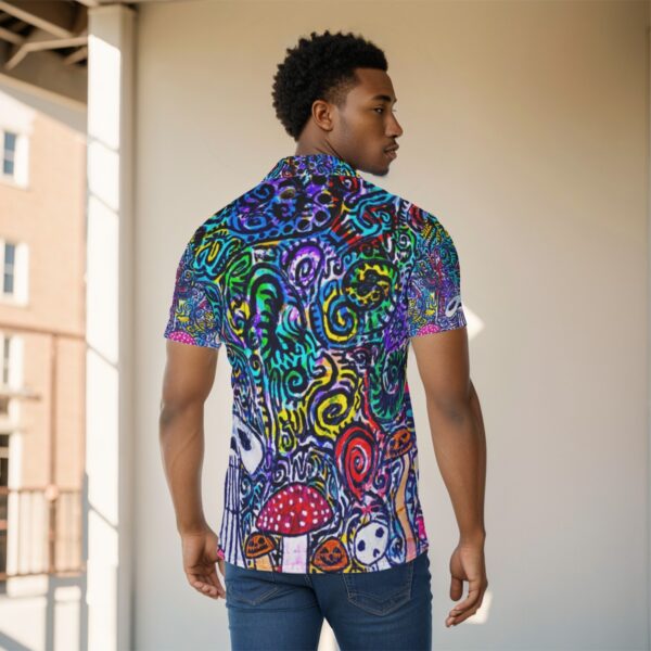 Spooky Shrooms All-Over Print Men's Shirt - Image 4