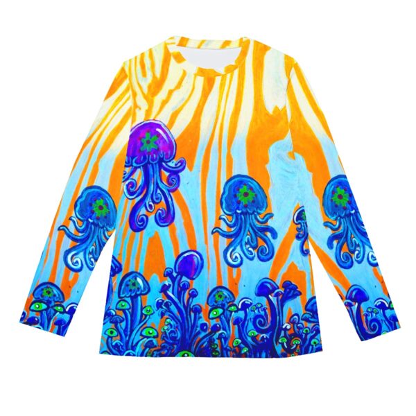 Mushroom jellies 2 All-Over Print Long Sleeve T-Shirt | 190GSM Cotton - Image 5