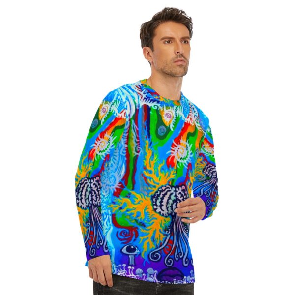 Mind Manifesting All-Over Print Long Sleeve T-Shirt | 190GSM Cotton - Image 2