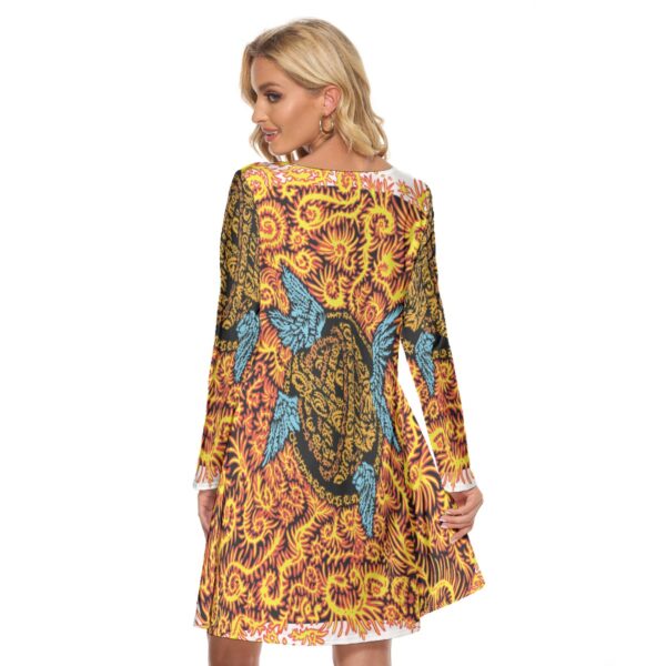 Biblically accurate Psychedelics All-Over Print Women's Crew Neck Dress - Image 4