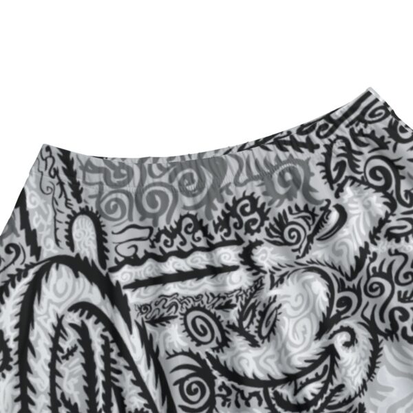 Trippy Steam Boat All-Over Print Women's Long Maxi Skirt With Pockets - Image 3