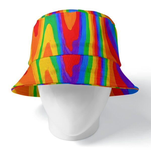 Heat rainbow double-Side Printing Bucket Hat