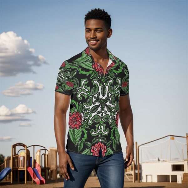 Magick Roses All-Over Print Men's Shirt - Image 2