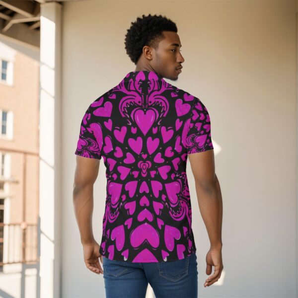 Valentines Day Special All-Over Print Men's Shirt - Image 4