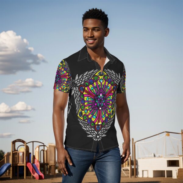 Angel of Vision All-Over Print Men's Shirt - Image 2