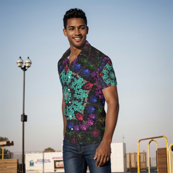 Mushroom magick All-Over Print Men's Shirt - Image 3