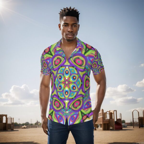 psychedelic mandala All-Over Print Men's Shirt