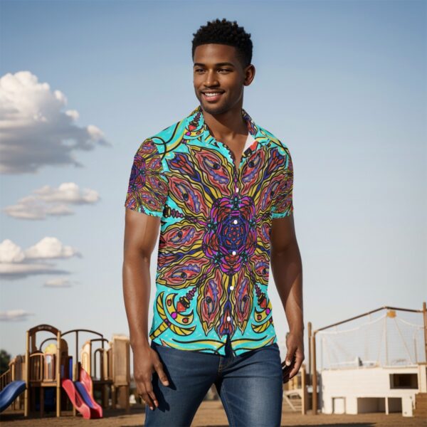 Ageless flame All-Over Print Men's Shirt - Image 2