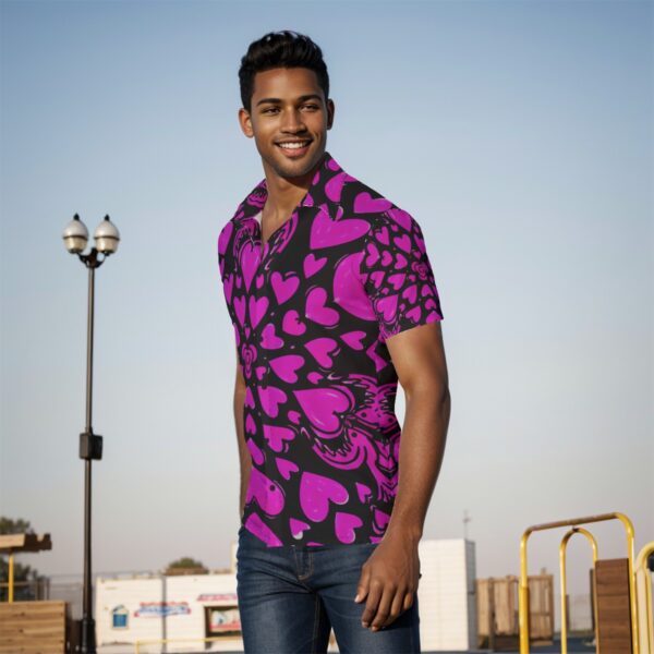 Valentines Day Special All-Over Print Men's Shirt - Image 3