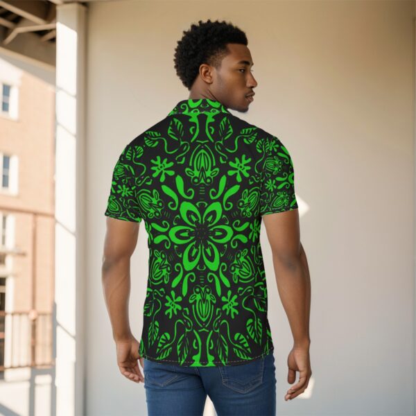 Psychedelic Clovers All-Over Print Men's Shirt - Image 4