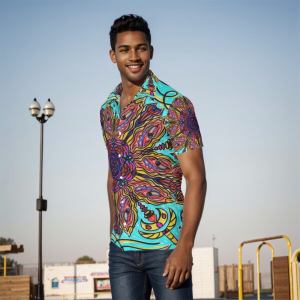 Ageless flame All-Over Print Men's Shirt - Image 3