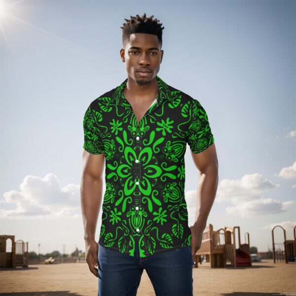 Psychedelic Clovers All-Over Print Men's Shirt