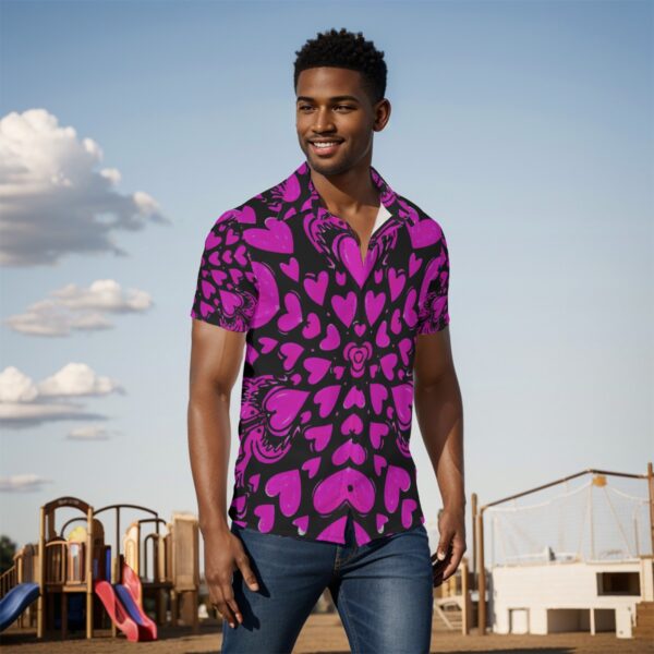 Valentines Day Special All-Over Print Men's Shirt - Image 2