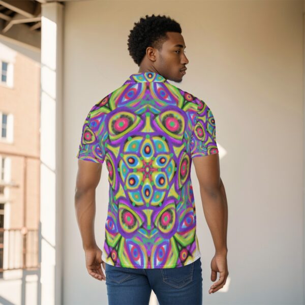 psychedelic mandala All-Over Print Men's Shirt - Image 4