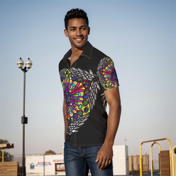 Angel of Vision All-Over Print Men's Shirt - Image 3